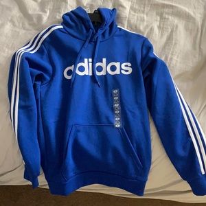 adidas blue small hoodie, never worn